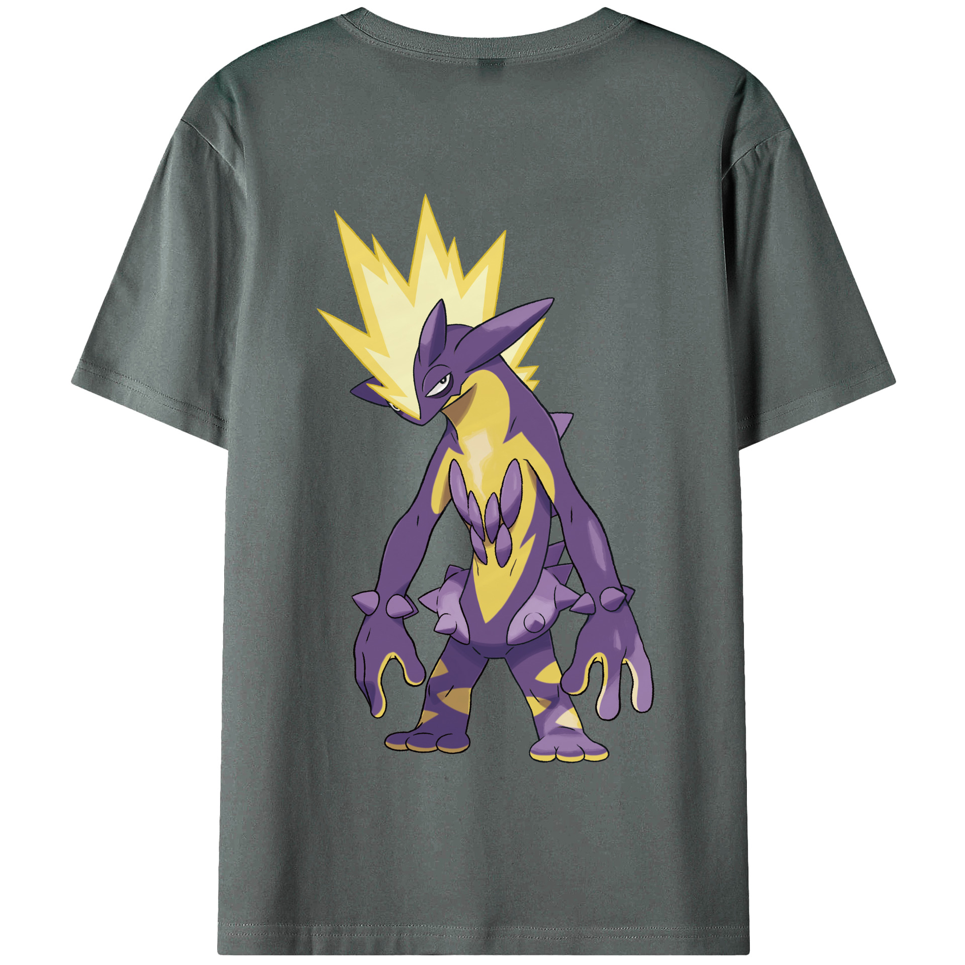 （画像用） ポケットモンスター Pokémon 綿100％半袖Tシャツ（背面プリント）